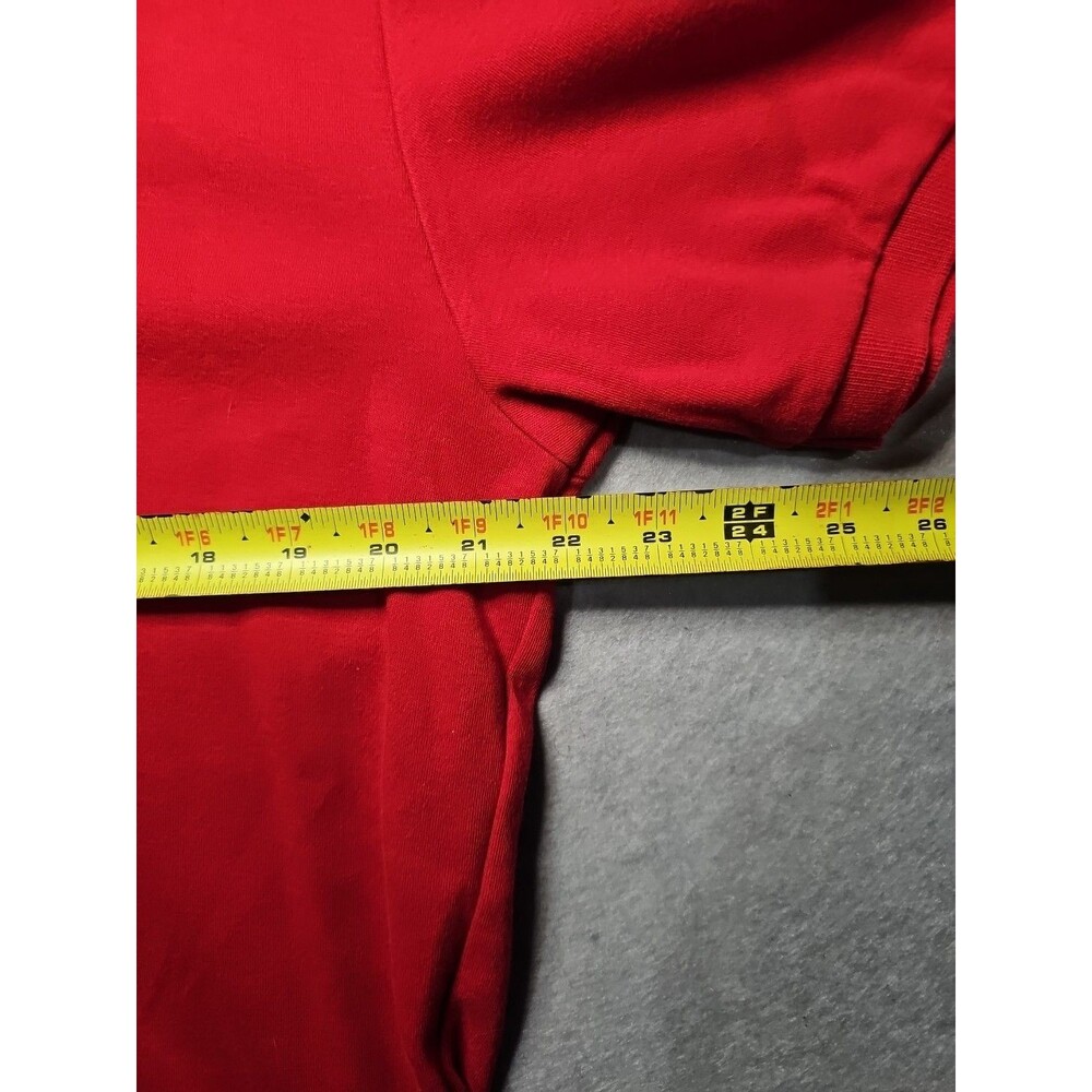 Vintage Polo Ralph Lauren Short Sleeve Polo Shirt Mens Red Medium 100% Cotton - Picture 4 of 9
